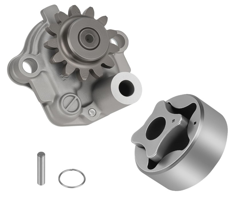 OIL PUMP ASSEMBLY & ROTOR ASSEMBLY OUTER 2006-2015 YAMAHA YZ450F WR450F 2S2-13300-10-00 thumbnail 2
