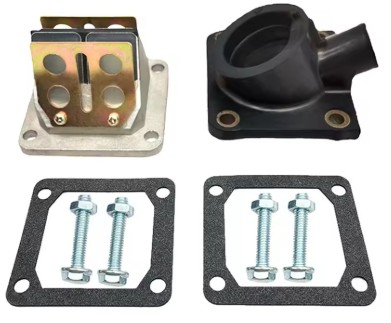 REED BLOCK & MANIFOLD RUBBER YAMAHA DT175 401-13565-01-00 3FJ-13610-00 image 1