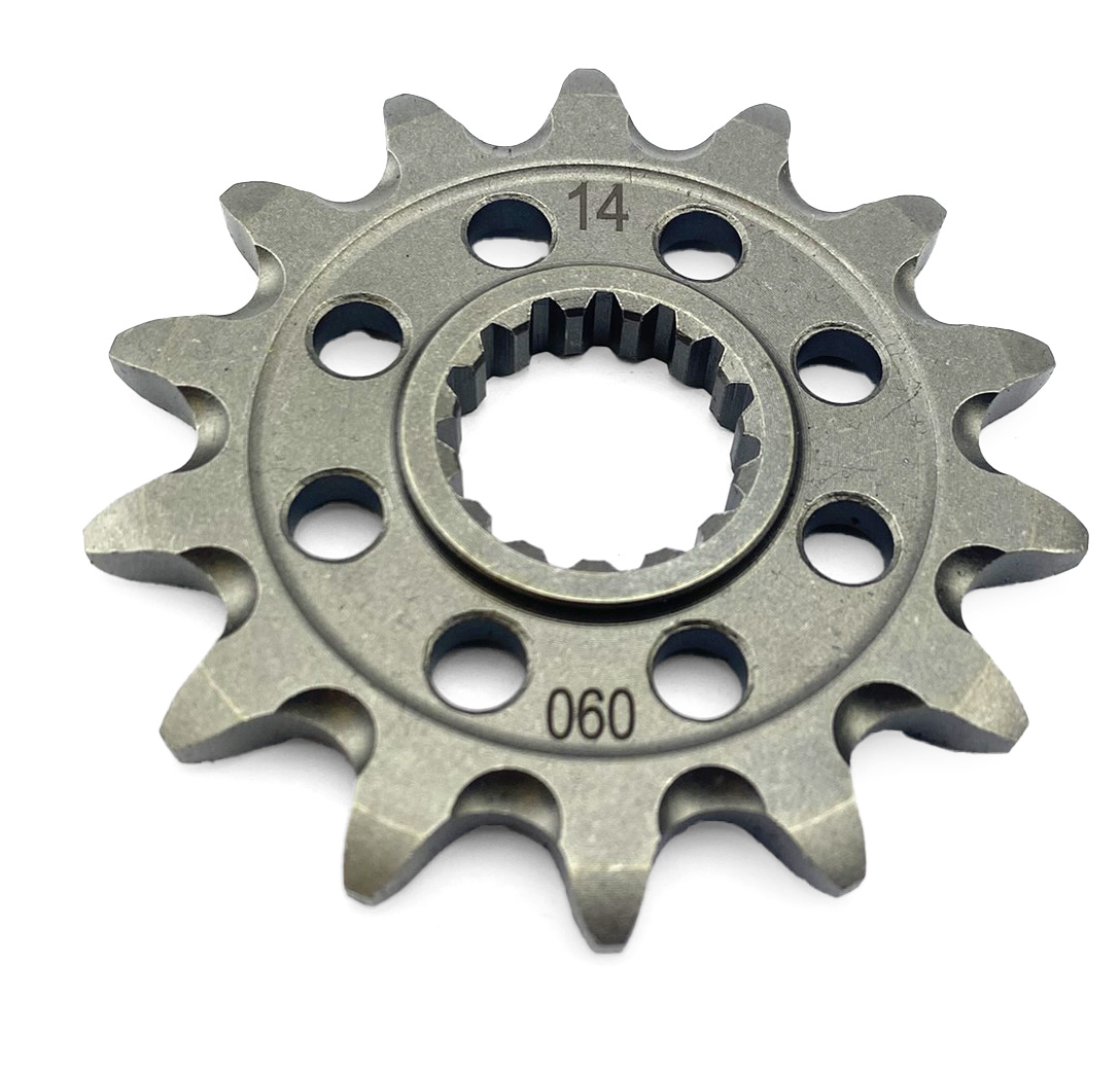 FRONT SPROCKET TRIUMPH TF250-X 2024, 14T, PROX 07.FS73024-14, GROOVED & LIGHTENED image 1