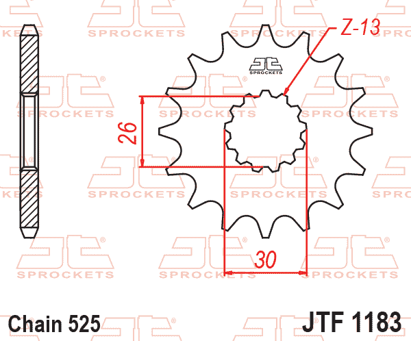 FRONT SPROCKET JTF1183.18 JT thumbnail 3