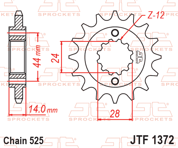 FRONT SPROCKET JTF1372.17 JT thumbnail 6