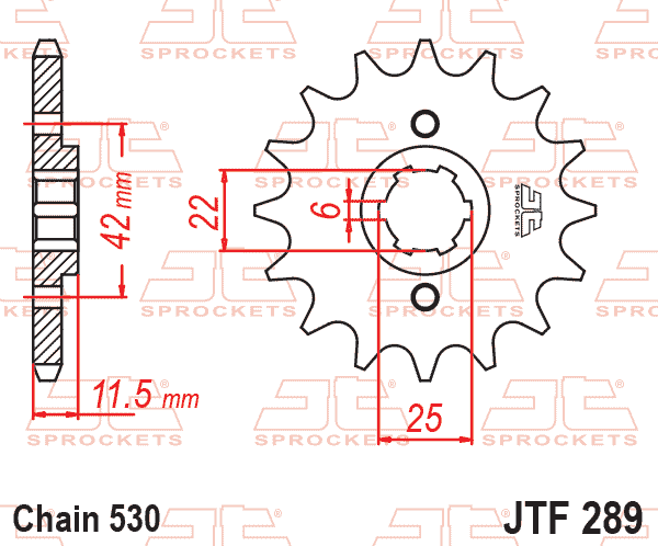 FRONT SPROCKET JTF289.15 JT thumbnail 2