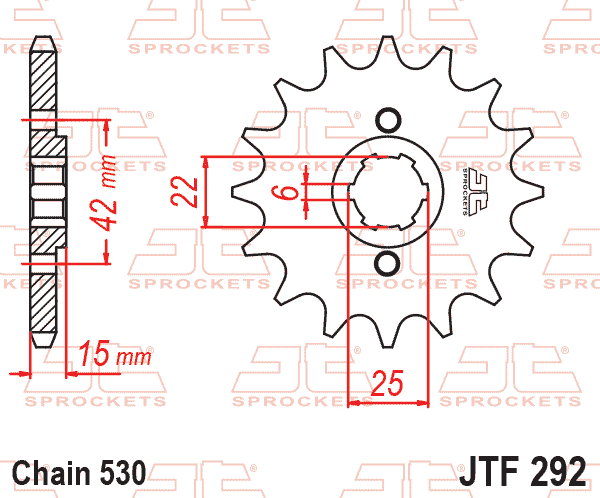 FRONT SPROCKET JTF292.16 JT thumbnail 2