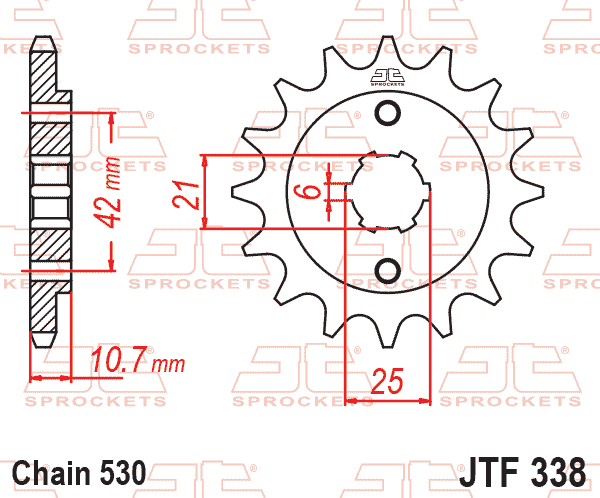 FRONT SPROCKET JTF338.16 JT thumbnail 2