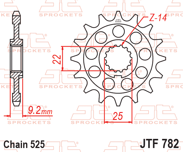 FRONT SPROCKET JTF782.16 thumbnail 4