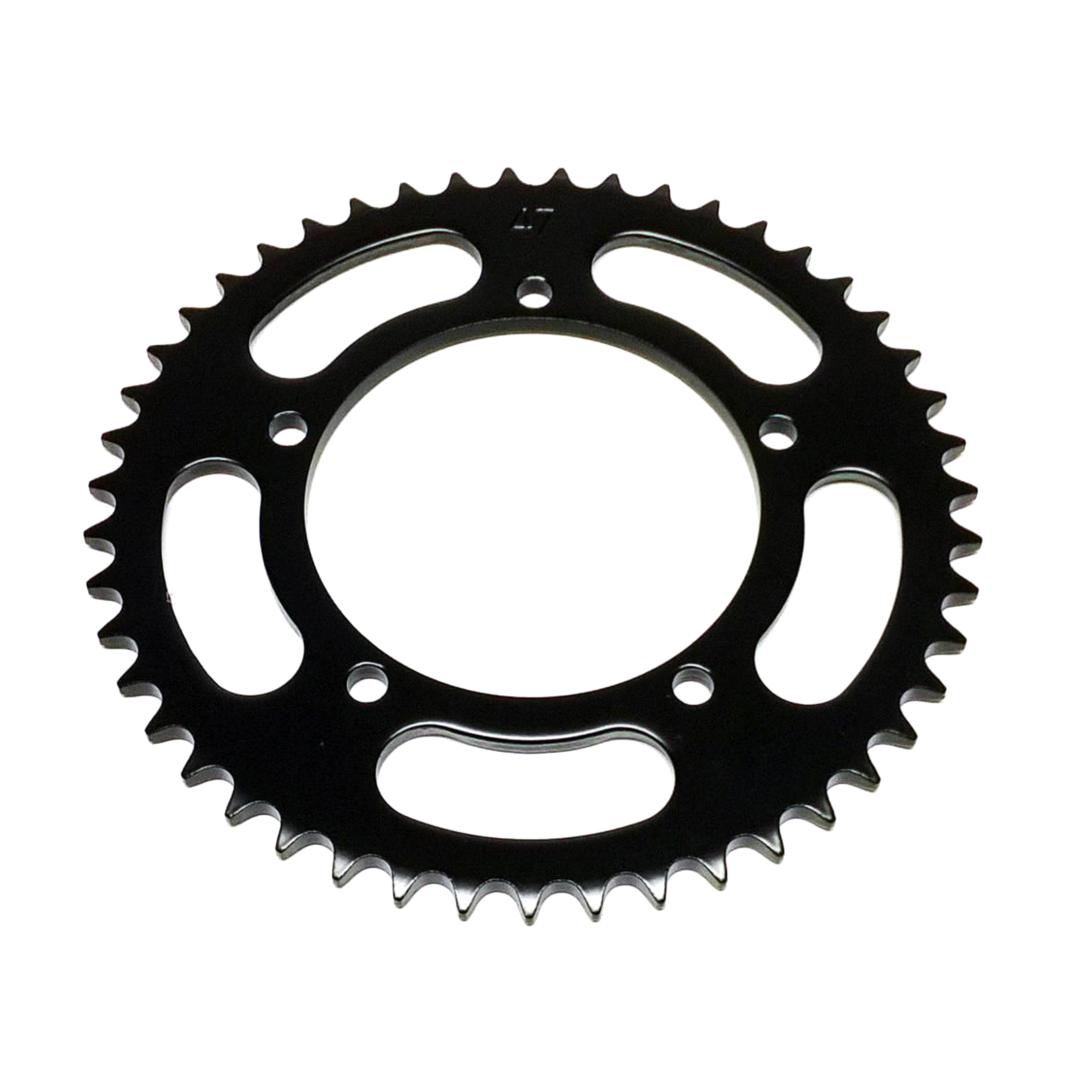 REAR SPROCKET STEEL 464 5-HOLE BLACK, KAWASAKI KX60, [JTR464.47]