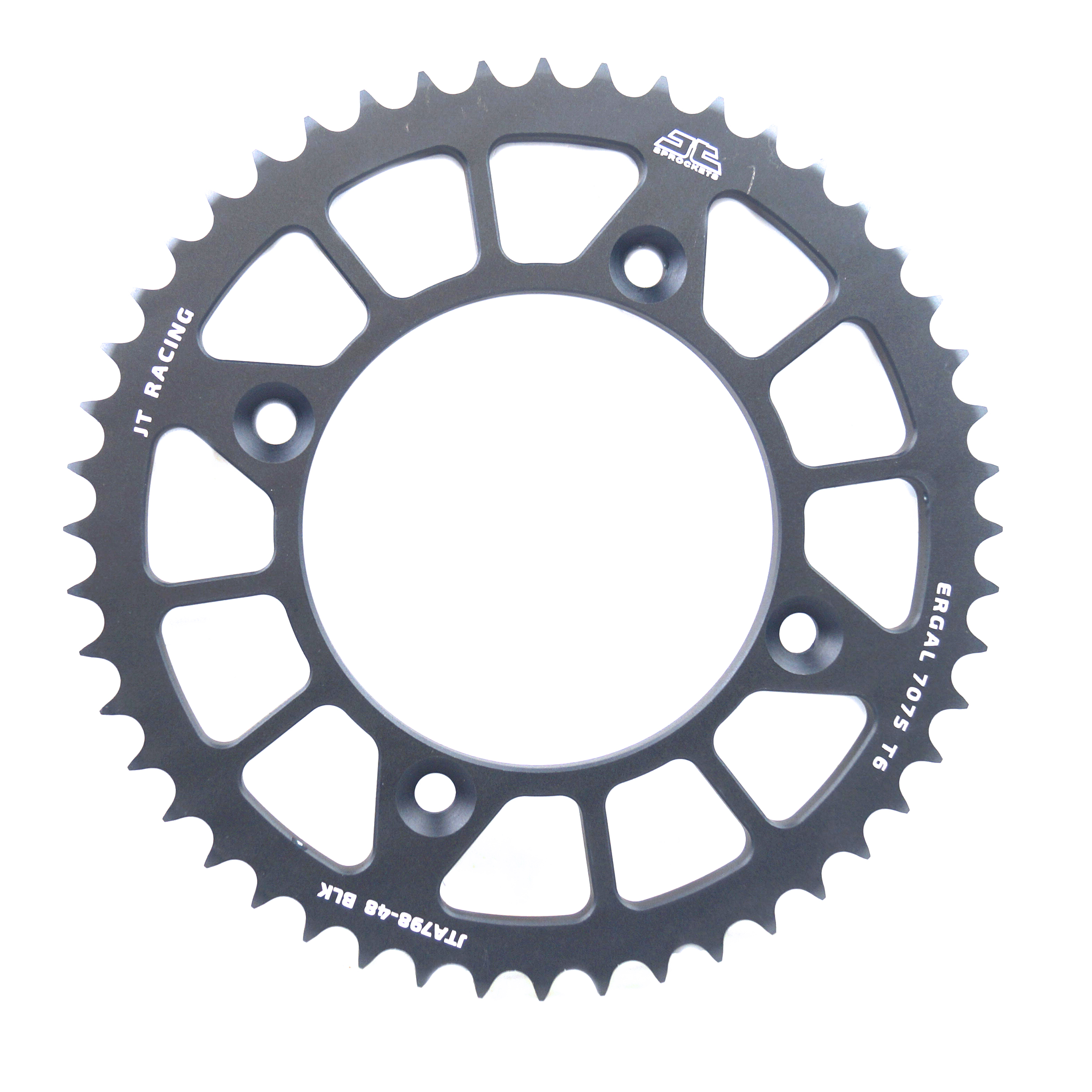 REAR SPROCKET ALLOY BLACK 798, JTA798.48BLK 7075-T6 Aluminium thumbnail 2