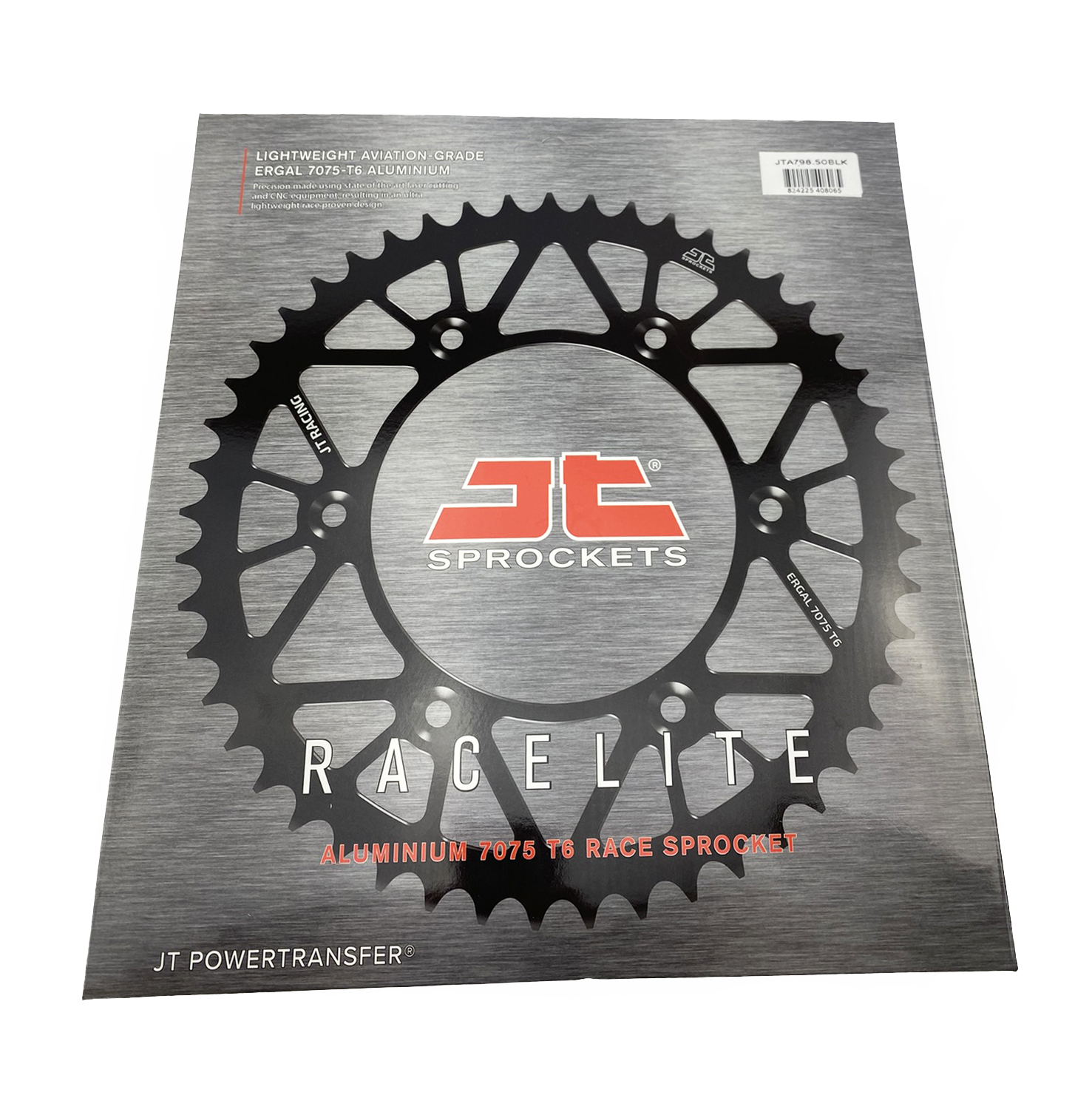 REAR SPROCKET ALLOY BLACK 798, JTA798.50BLK 7075-T6 Aluminium thumbnail 2