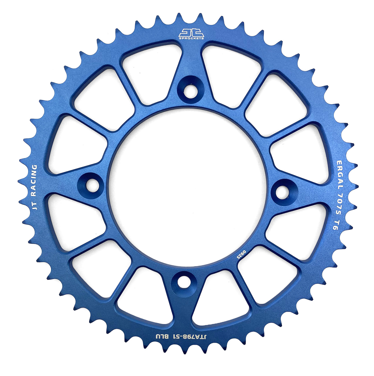 REAR SPROCKET ALLOY BLUE 798, JTA798.51BLU 7075-T6 Aluminium thumbnail 2