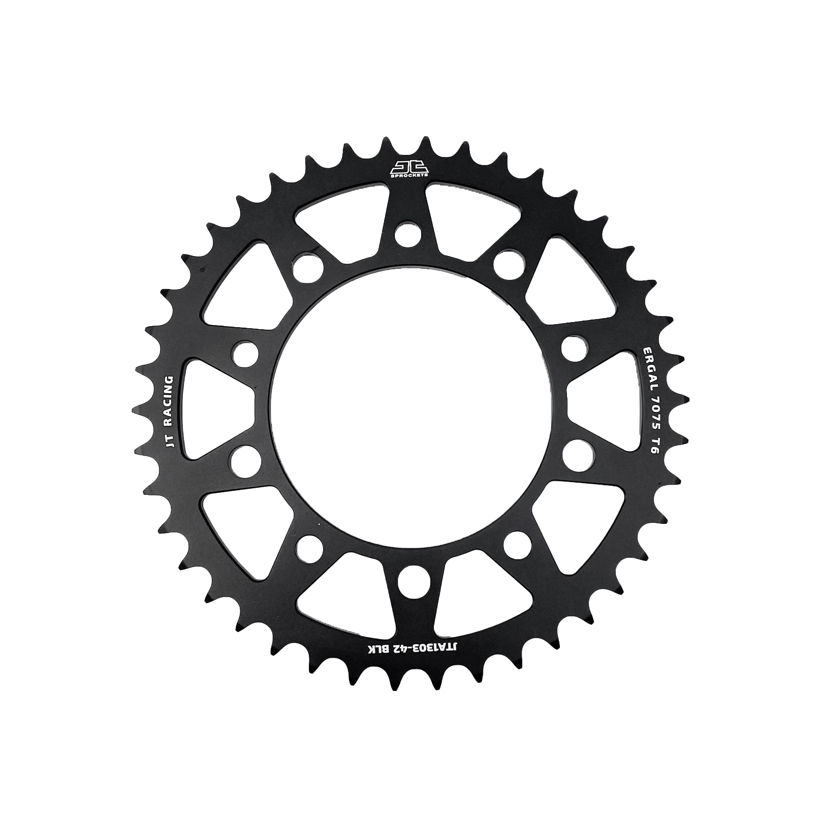 REAR SPROCKET ALLOY JTA1303.42 BLACK, HONDA ROAD CHAIN 520 thumbnail 2