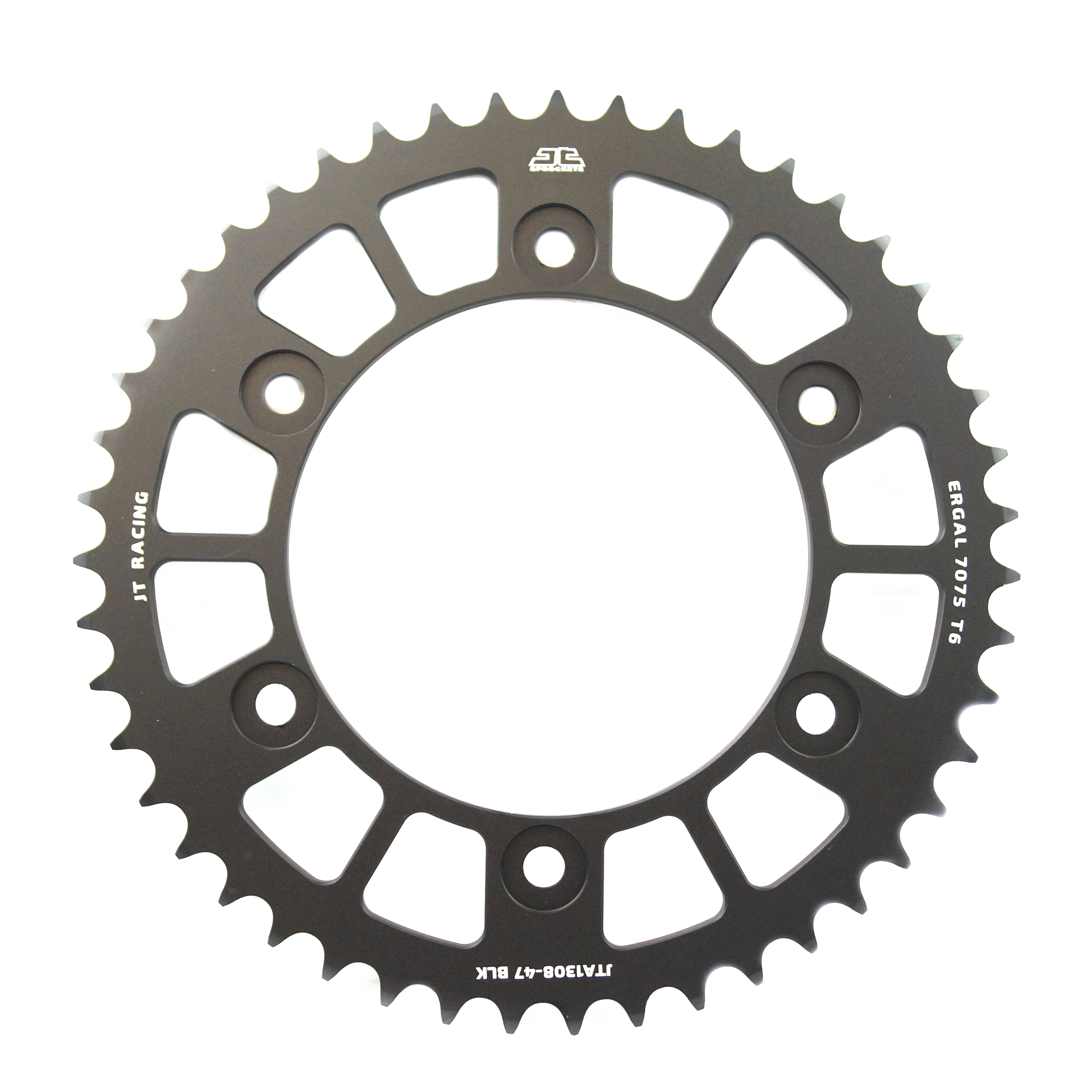 REAR SPROCKET ALLOY JTA1308.48BLK, CHAIN CONVERSION 520 JT RACELITE, HONDA ROAD JTR1308 thumbnail 2
