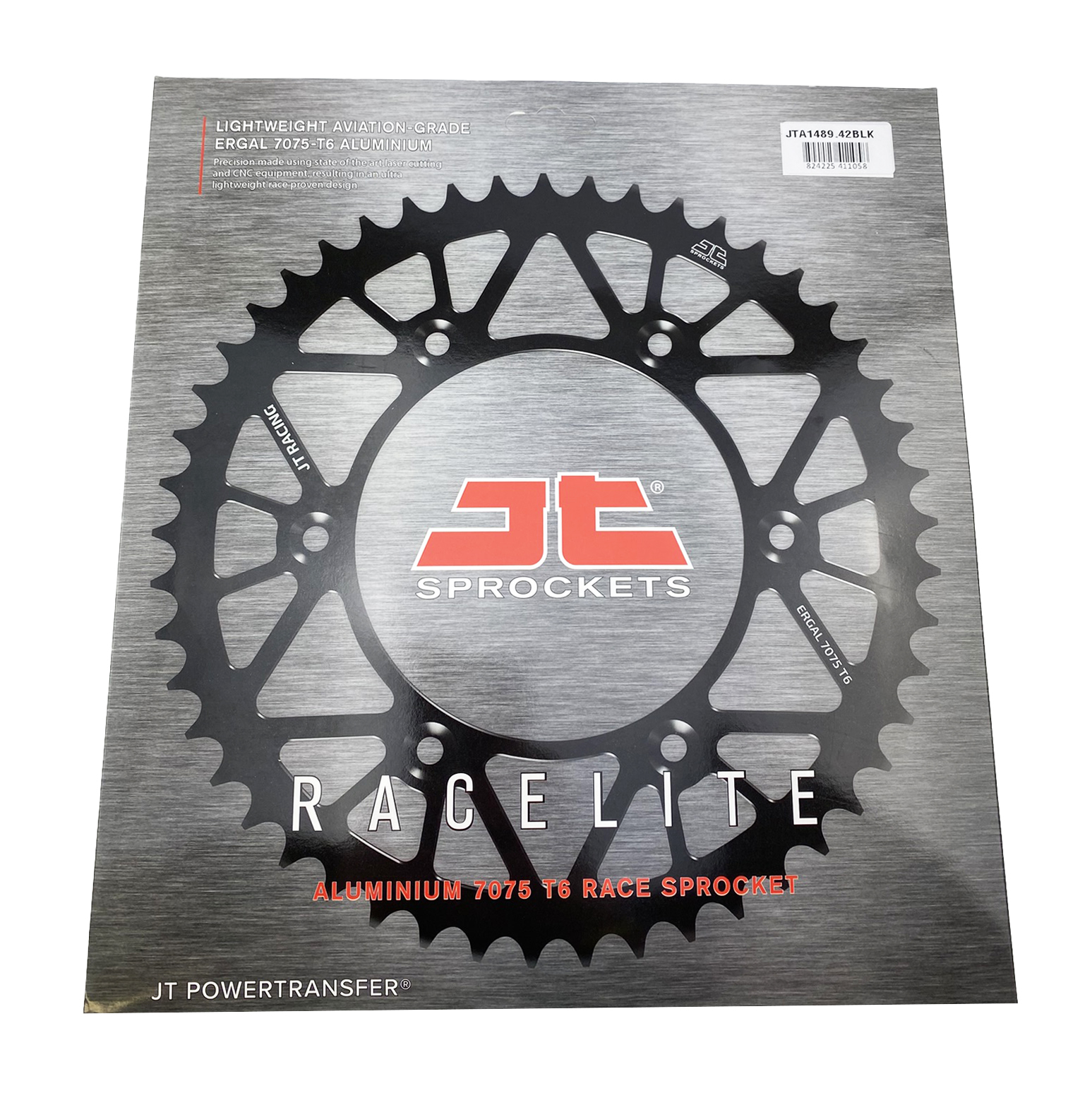 REAR SPROCKET ALLOY BLACK. JTA1489.42BLK, 7075-T6 Aluminium thumbnail 2