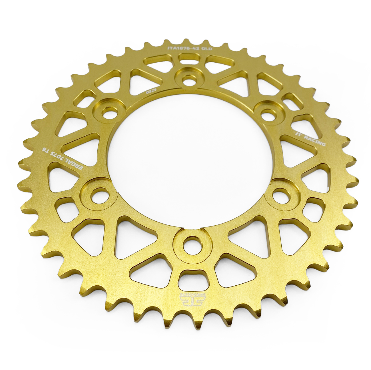 REAR SPROCKET ALLOY GOLD JTA1876.42GLD JT CHAIN image 1
