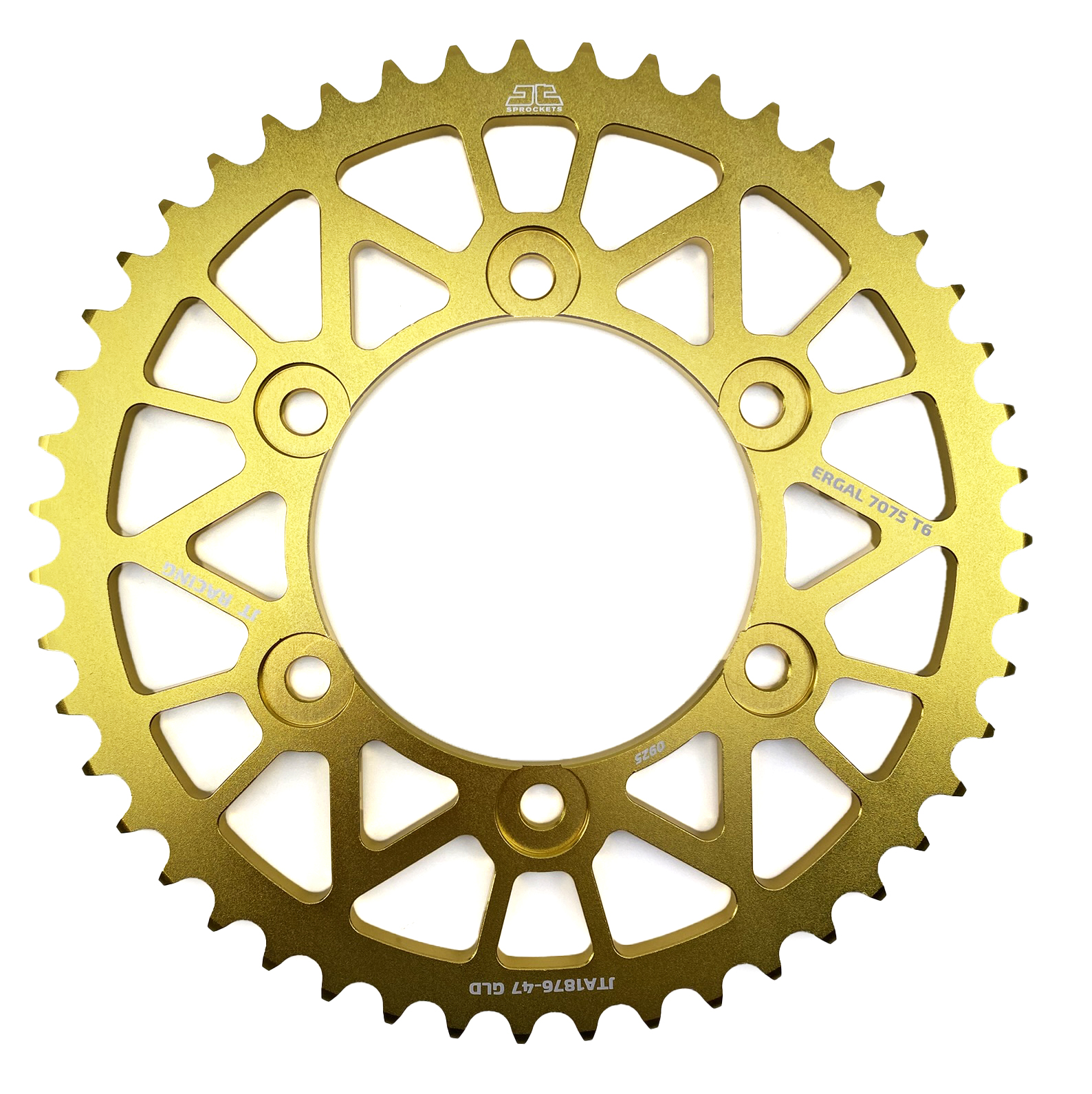 REAR SPROCKET ALLOY GOLD JTA1876.47GLD JT CHAIN image 1