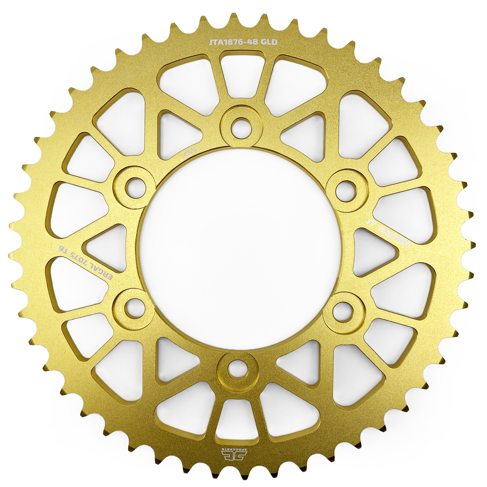 REAR SPROCKET ALLOY GOLD JTA1876.48GLD JT CHAIN image 1