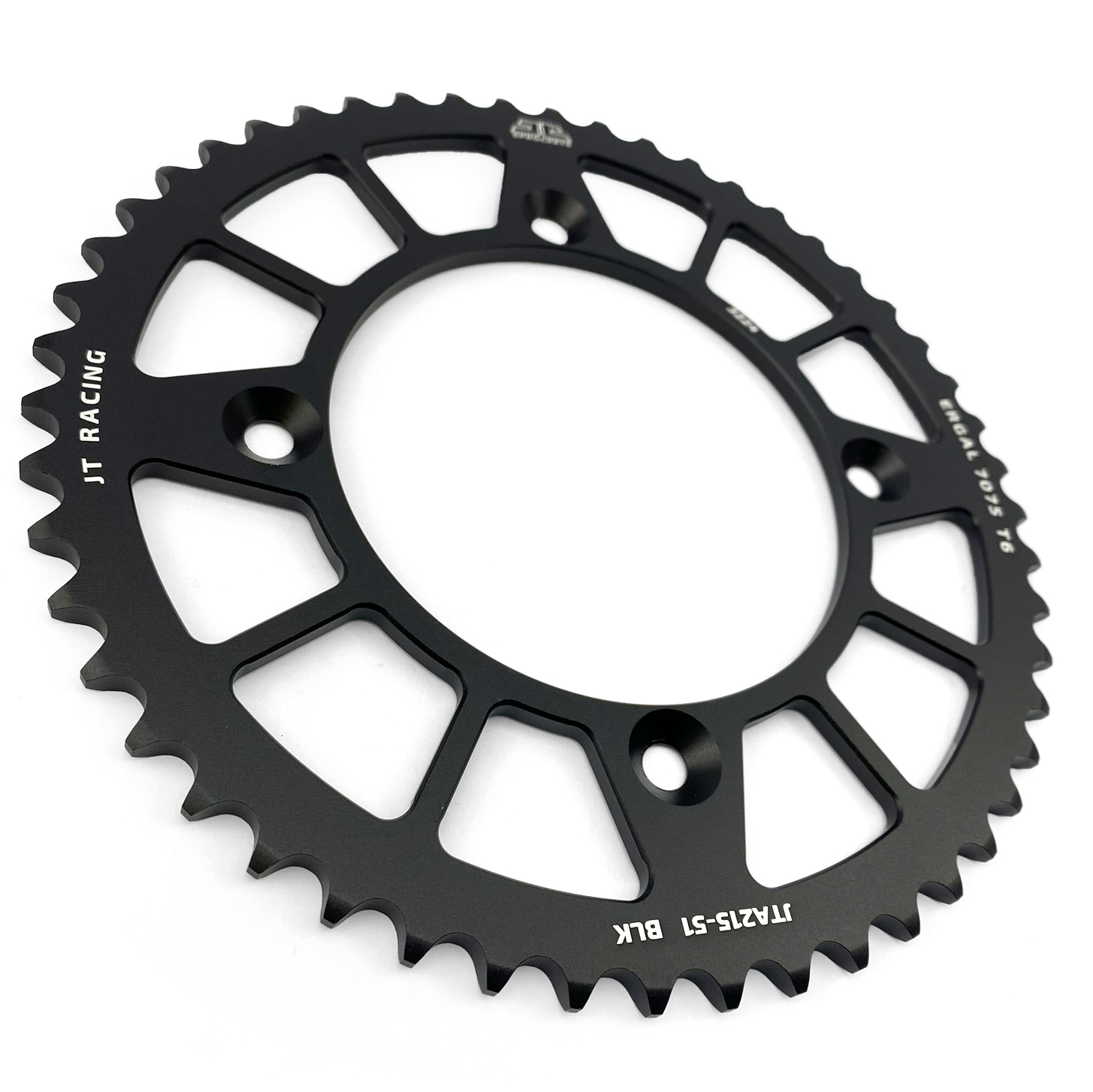 REAR SPROCKET ALLOY BLACK 215, JTA215.48BLK 7075-T6 Aluminium thumbnail 5