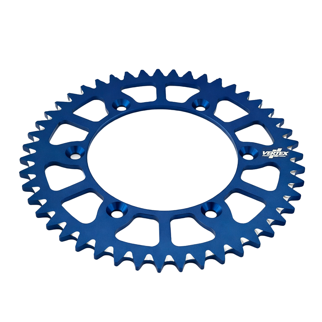 REAR SPROCKET VERTEX ALLOY 251, VERTEX 892-2015ECBU47, BLUE, 7075T6 ALLOY thumbnail 2