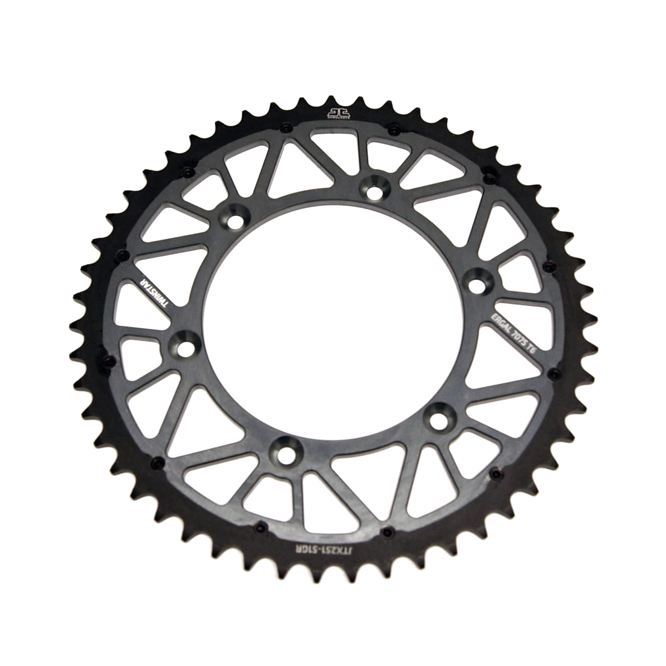 REAR SPROCKET TWINRING JTX251.51GR, TWINSTAR ALLOY & STEEL