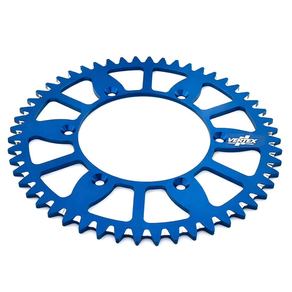 REAR SPROCKET VERTEX ALLOY 251, VERTEX 892-2015ECBU52, BLUE, 7075T6 ALLOY thumbnail 2