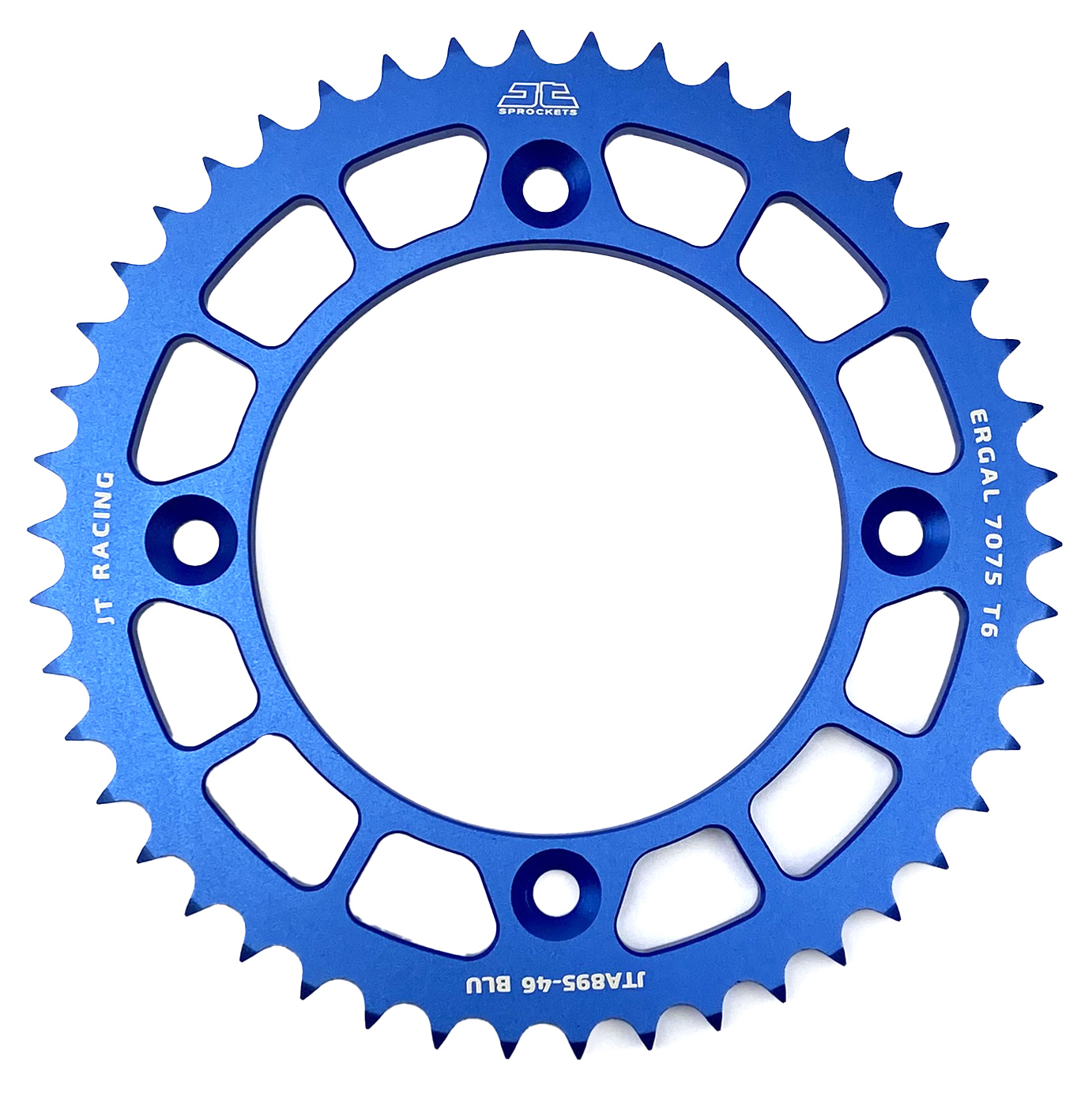 REAR SPROCKET ALLOY BLUE 441, JTA895.46BLU 7075-T6 Aluminium thumbnail 2