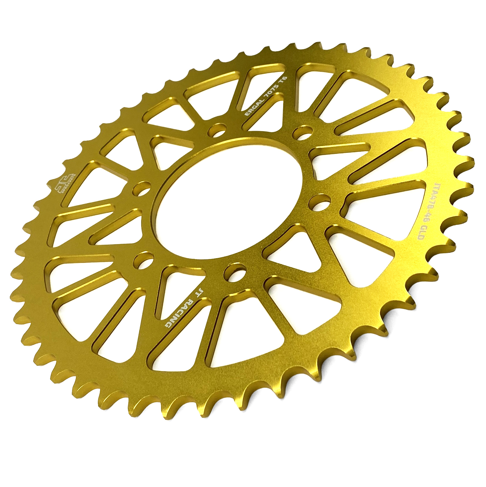REAR SPROCKET JTA478.46GLD ALLOY, CHAIN 520 (7075-T6 Aluminium) thumbnail 3