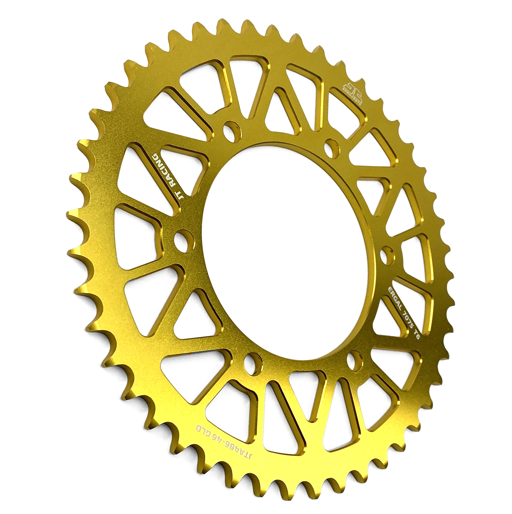 REAR SPROCKET ALLOY JTA486.46GLD, HONDA ROAD JT thumbnail 3