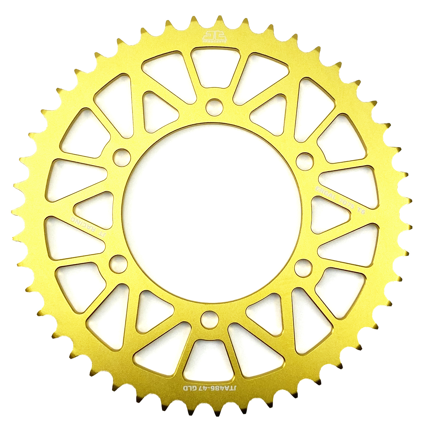 REAR SPROCKET ALLOY JTA486.47GLD, HONDA ROAD JT thumbnail 2