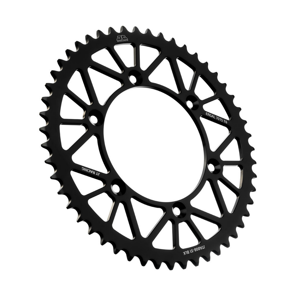 REAR SPROCKET ALLOY BLACK 822, JTA808.53BLK 7075-T6 Aluminium thumbnail 3