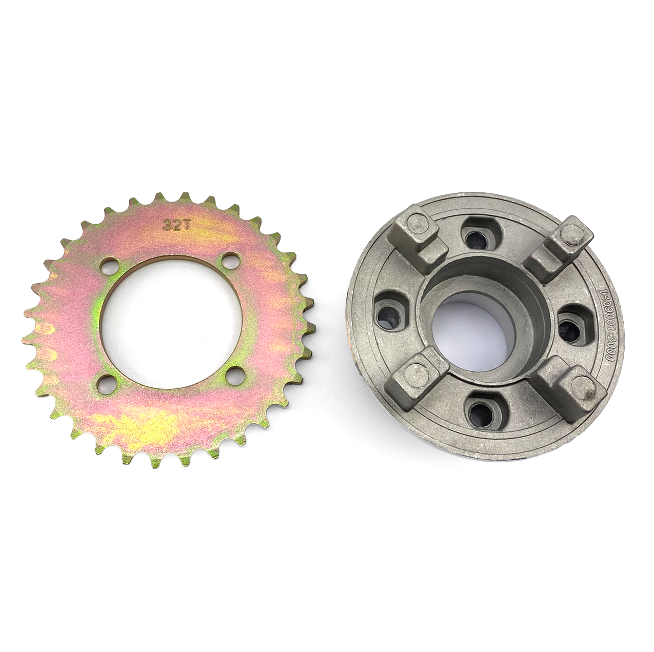 REAR SPROCKET & HUB ASSEMBLY 32T FOR YAMAHA PW80 & VARIOUS MODELS thumbnail 3