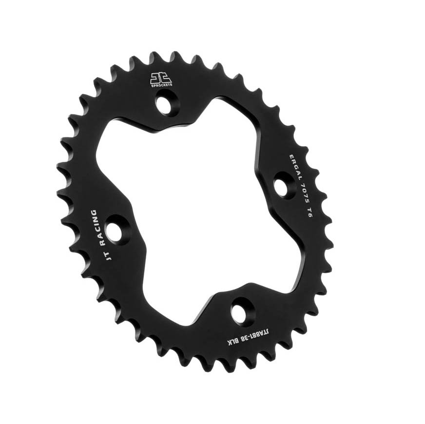 REAR SPROCKET ALLOY BLACK ATV, JTA881.38BLK 7075-T6 Aluminium thumbnail 2