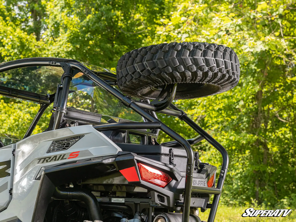 POLARIS TRAIL SPARE TIRE CARRIER, SUPERATV STC-P-RZR900S-01 thumbnail 2