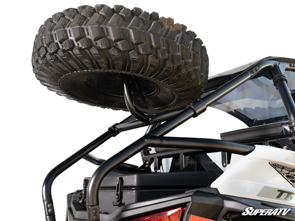 POLARIS TRAIL SPARE TIRE CARRIER, SUPERATV STC-P-RZR900S-01 image 1