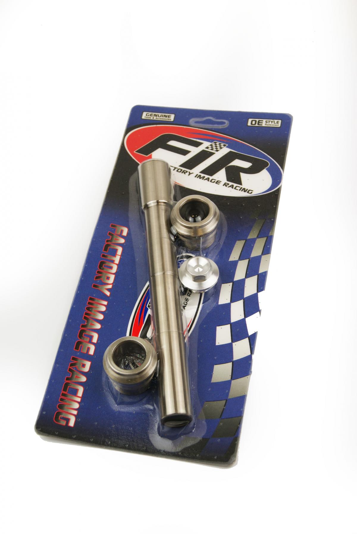 KTM FRONT SPINDLE KIT 15-21, STAINLESS OEM STYLE REPLACEMENT, 79109081033, 70009081050, 70009082000, 77709012000 image 1