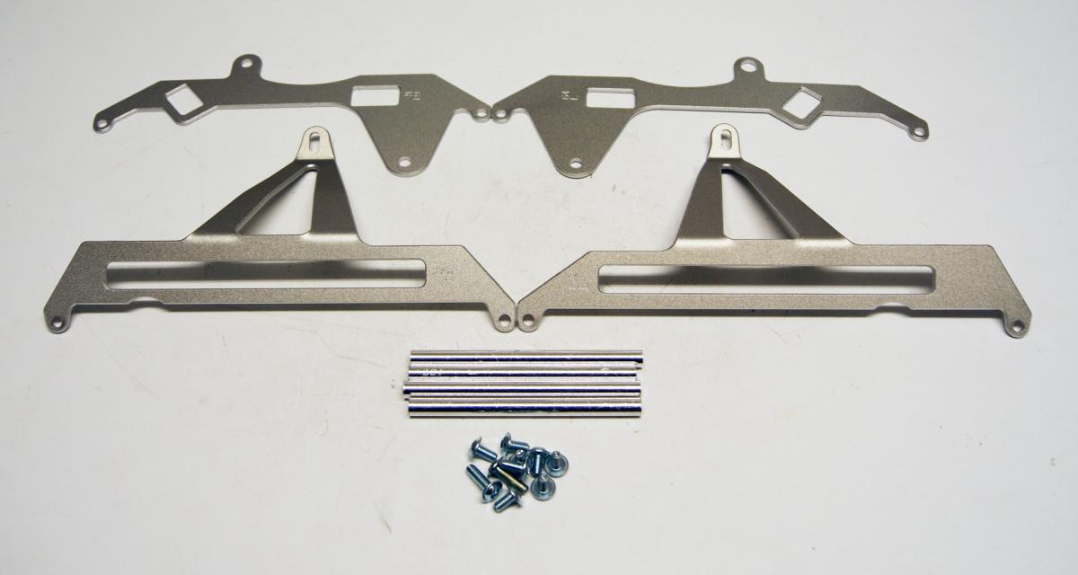 RADIATOR BRACE ALUMINUM CRF, R-TECH PARADCRF010 thumbnail 2