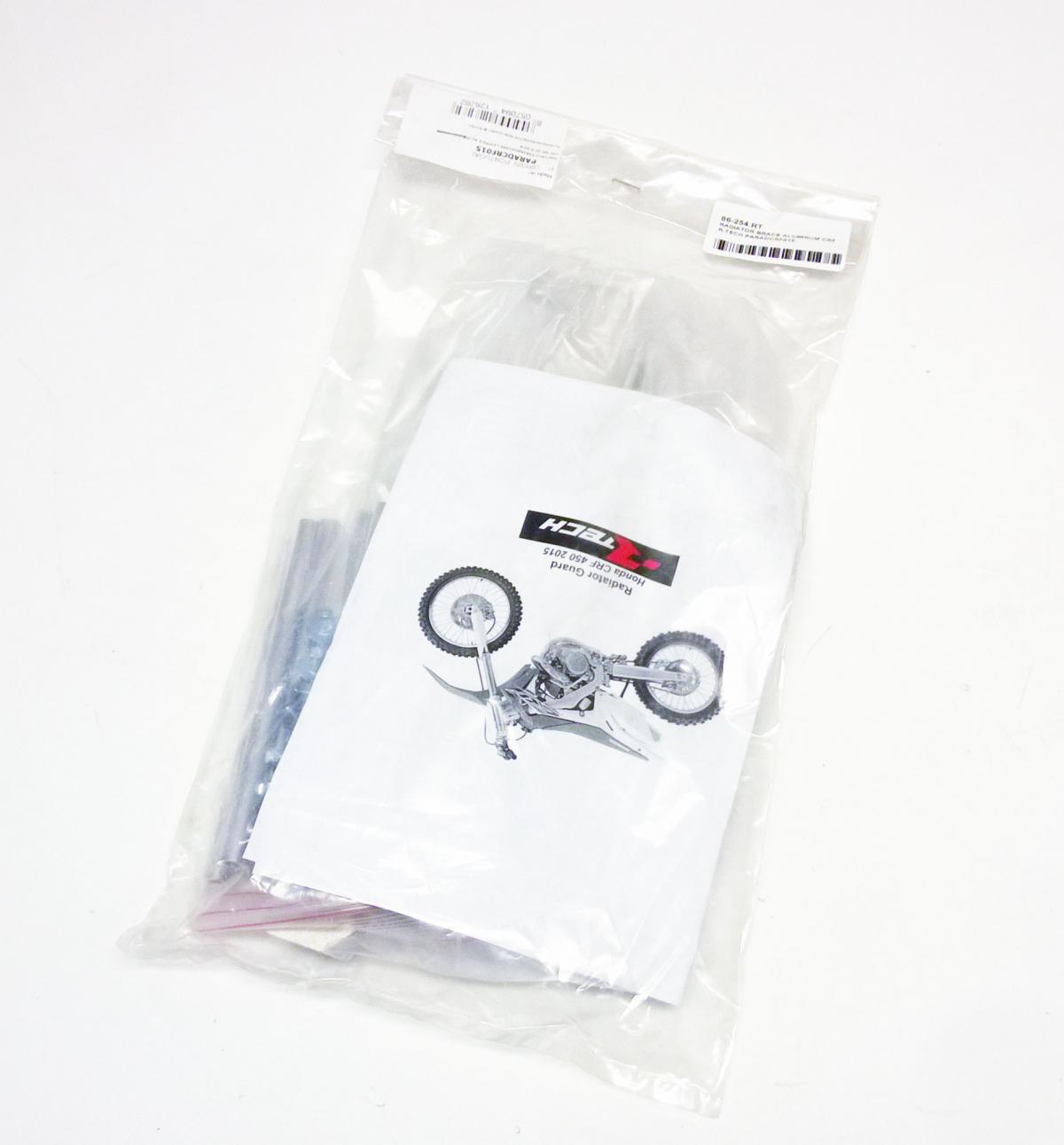 RADIATOR BRACE ALUMINUM CRF, R-TECH PARADCRF015 thumbnail 3