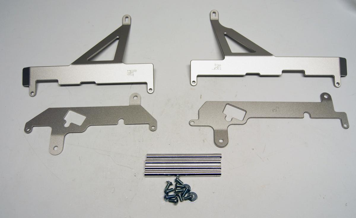 RADIATOR BRACE ALUMINUM CRF, R-TECH PARADCRF017 thumbnail 2