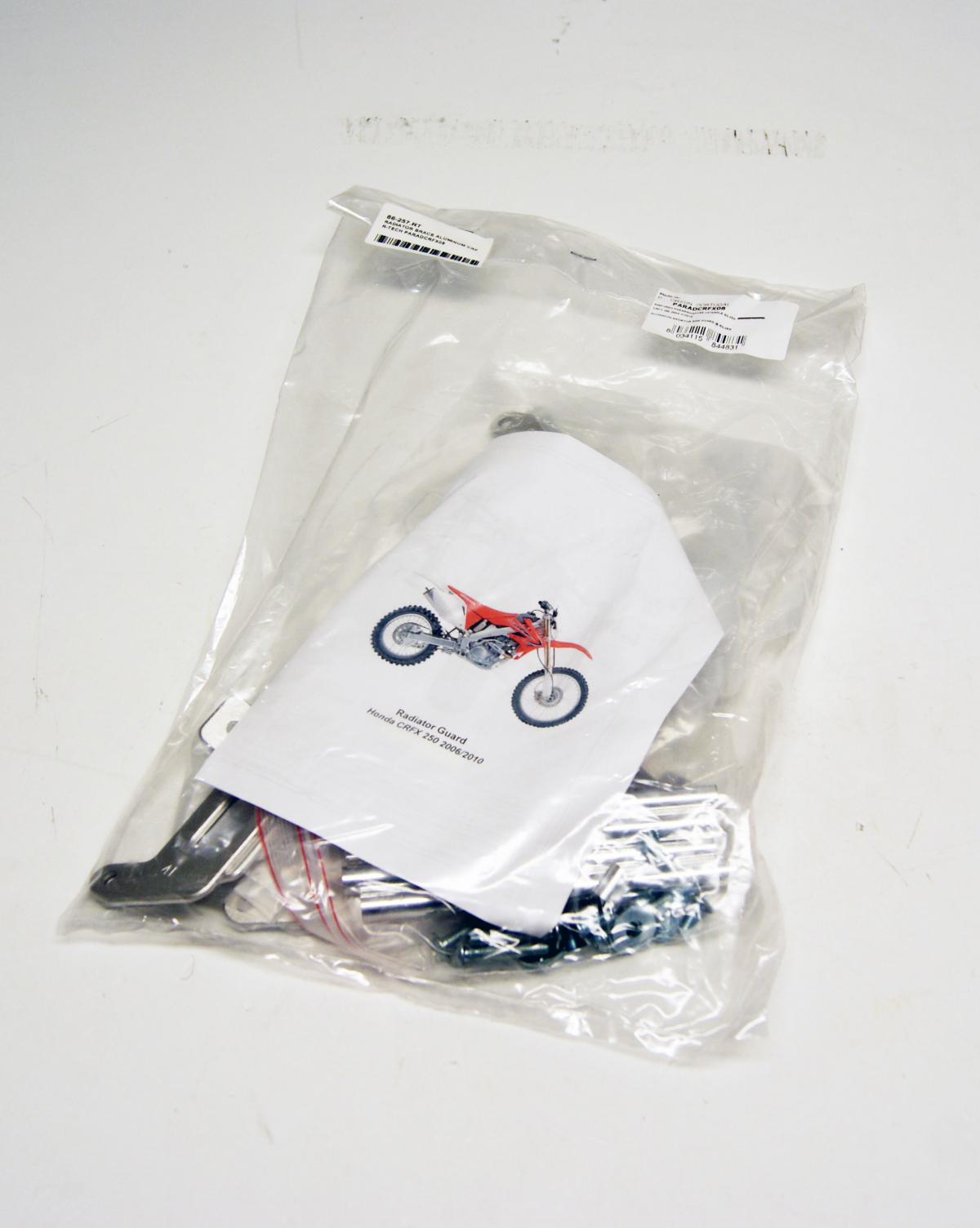 RADIATOR BRACE ALUMINUM CRF, R-TECH PARADCRFX08 thumbnail 2