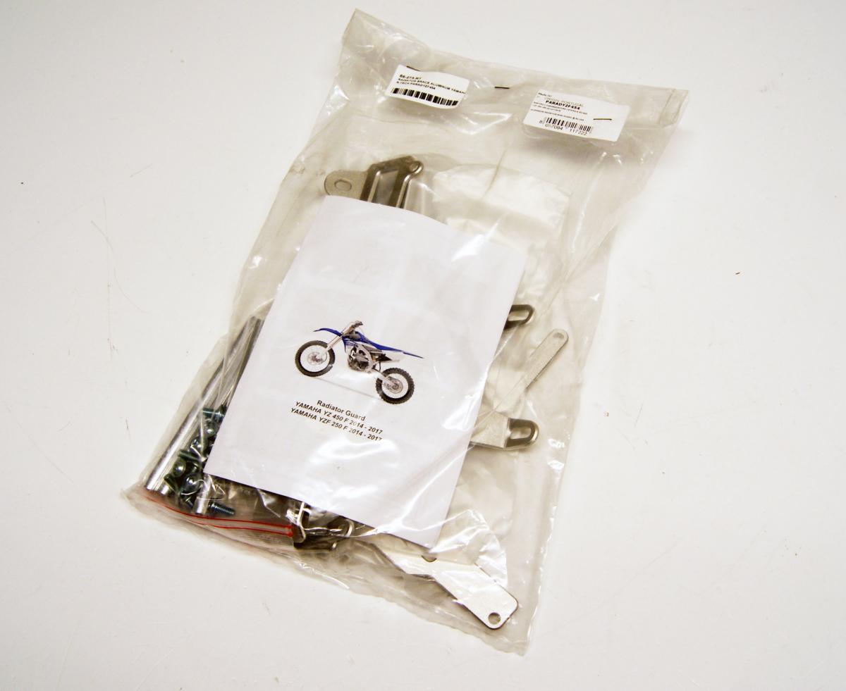 RADIATOR BRACE ALUMINUM YAMAHA, R-TECH PARADYZF454 thumbnail 3