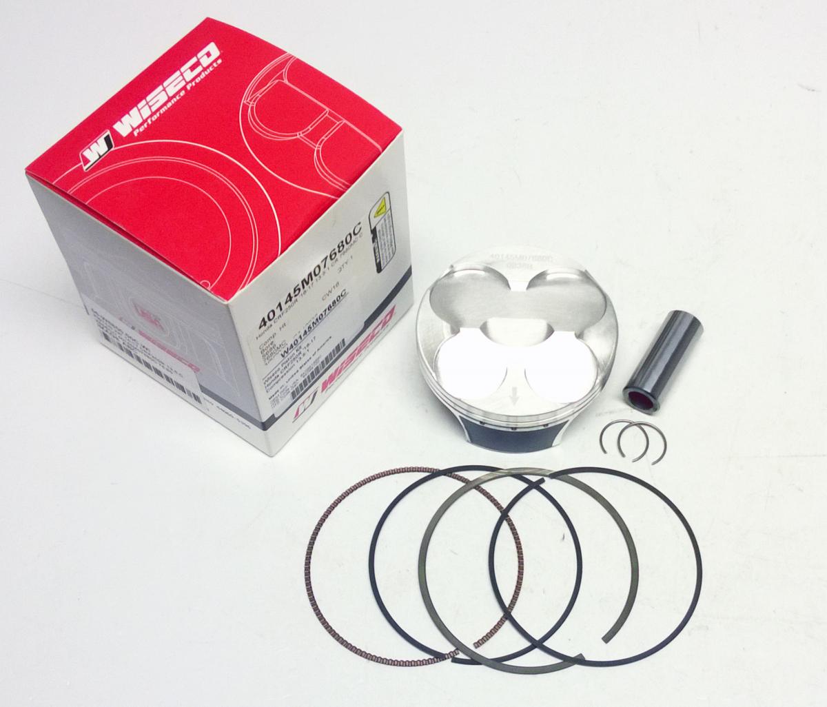 PISTON KIT 16-17 CRF250R 13.5 B, WISECO 40145M07680B 76.80, Skirt Coating ArmorGlide image 1