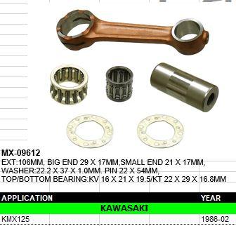 CONNECTING ROD KMX125/200-A, PSYCHIC MX-09612 image 1