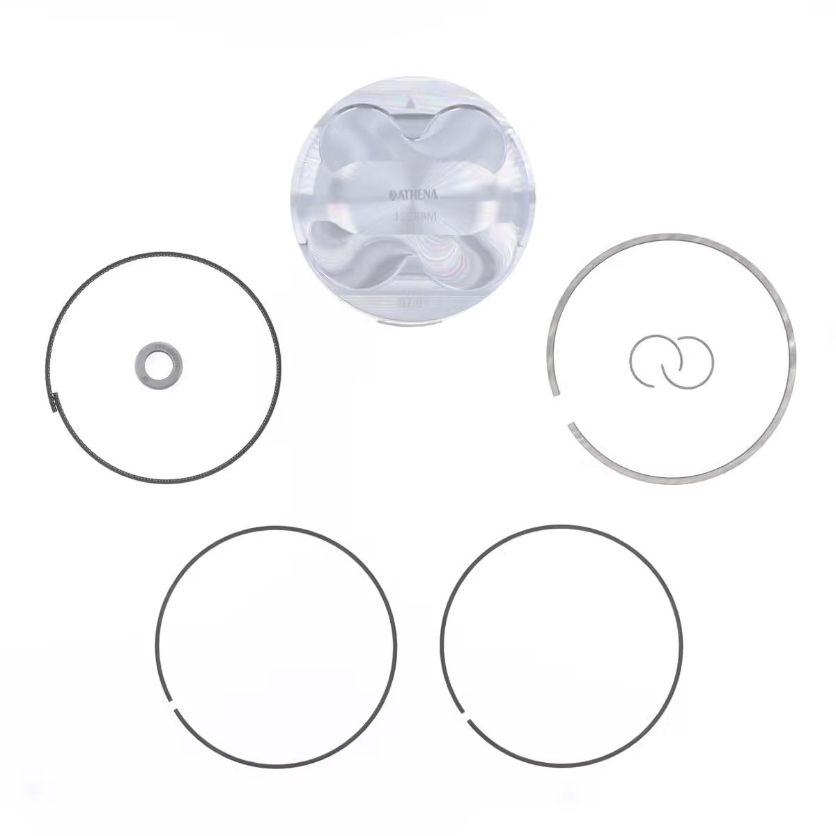 PISTON KIT B 98MM HONDA CRF 450 17-22, ATHENA S4F09800011B 470CC BIG BORE, KIT B image 1
