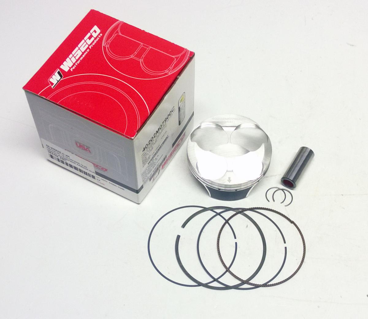 PISTON KIT 18-19 CRF250R 78.95, WISECO 40202M07900B ARMOUR GLIDE image 1