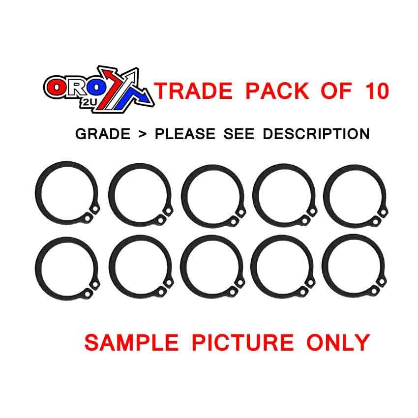 FRONT SPROCKET CIRCLIP PK/10, D1400-0022 / EXT22 thumbnail 2