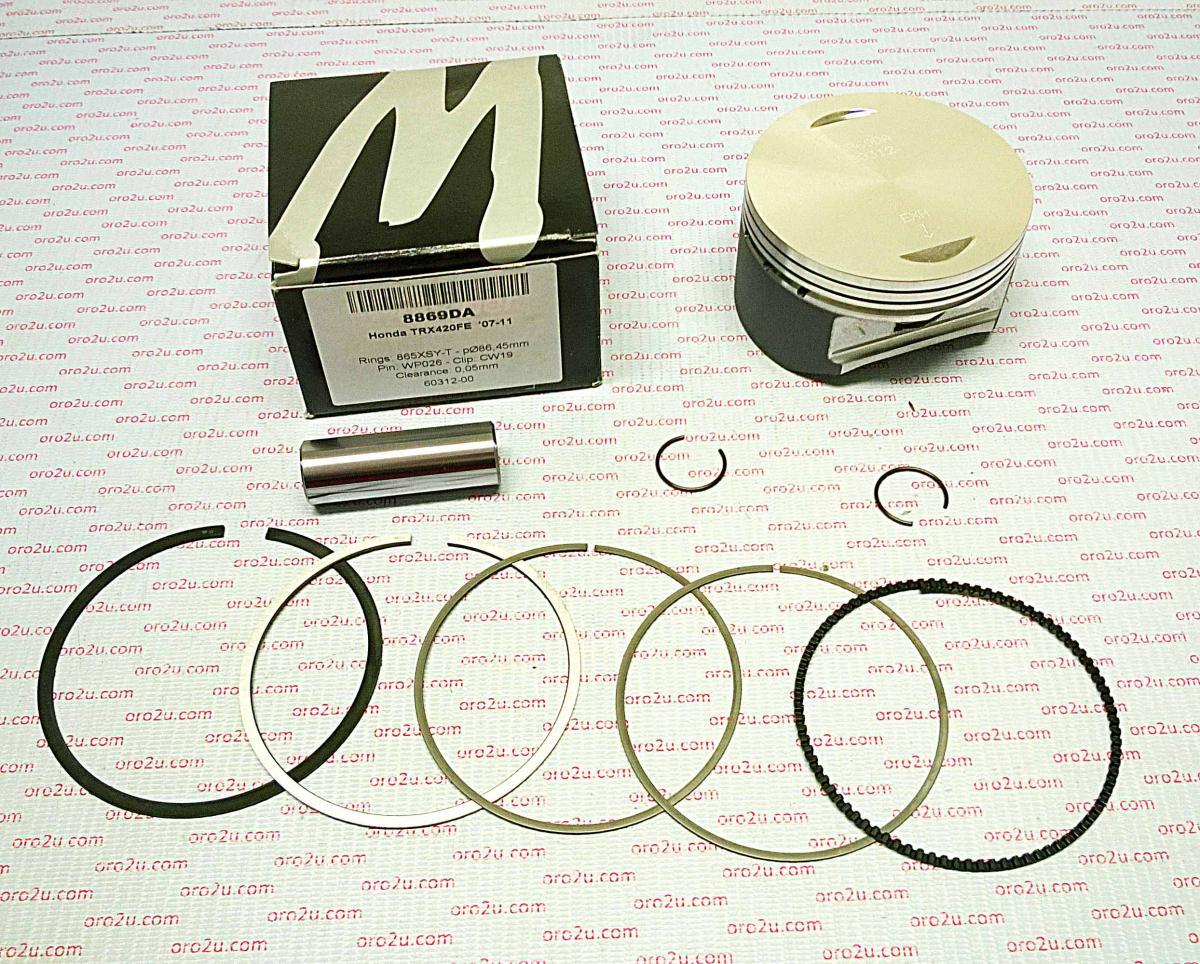 PISTON KIT 07-20 TRX420 88.50, 8869D200 WOSSNER FORGED RANCHE, TRX420FA/FE/FM/TE/TM/FPA/FPE/F image 1