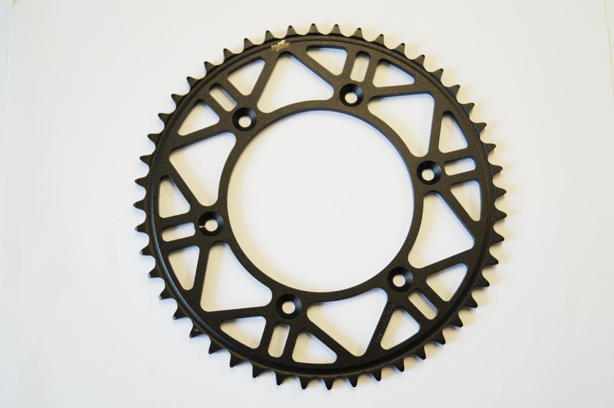 REAR SPROCKET VERTEX STEEL KTM, VERTEX 892-897CBK48, BLACK, C45 STEEL image 1