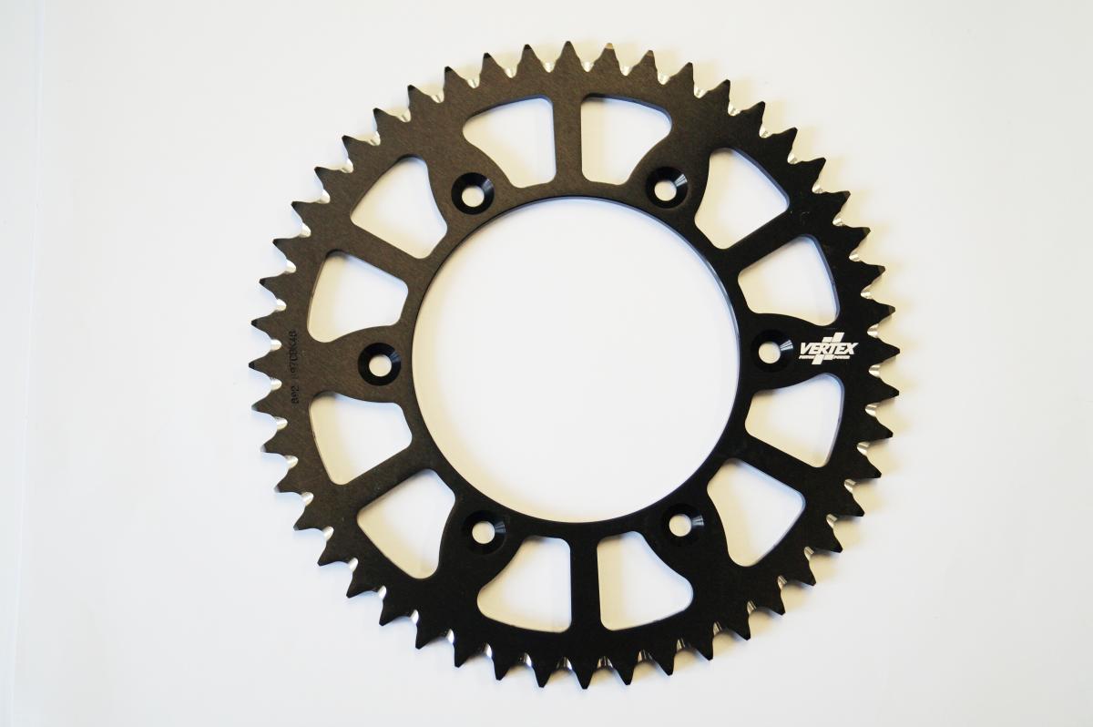 REAR SPROCKET VERTEX ALLOY KTM, VERTEX 892-897ECBK48, BLACK, 7075T6 ALLOY image 1