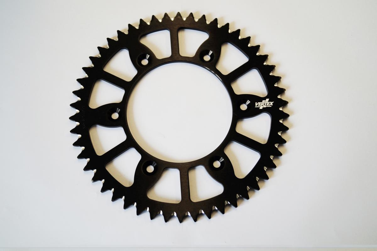 REAR SPROCKET VERTEX ALLOY 210, VERTEX 892-210ECBK51, BLACK, 7075T6 ALLOY image 1