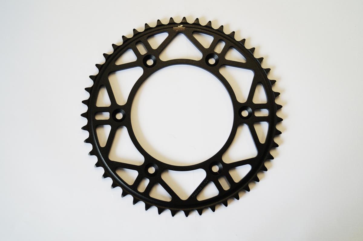 REAR SPROCKET VERTEX STEEL 210, VERTEX 892-210CBK48, BLACK, C45 STEEL image 1