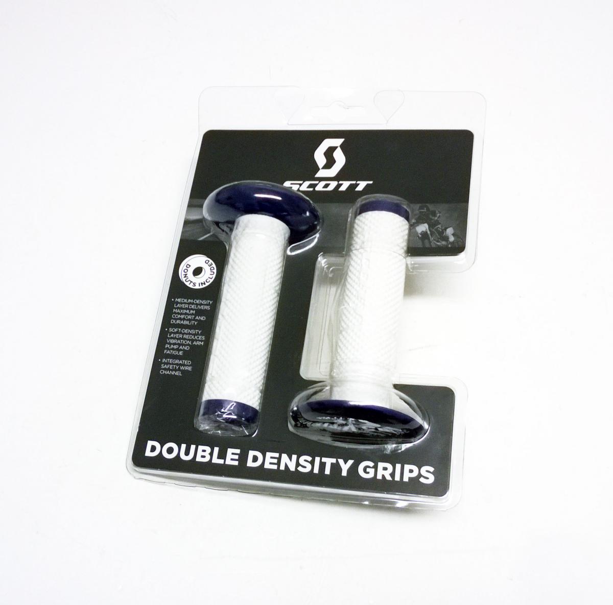 SCOTT MX SXII GRIPS 22/25mm, WHITE/BLUE, SC310016 thumbnail 2