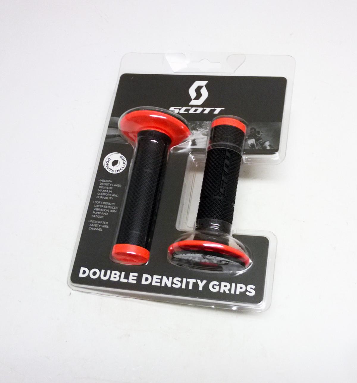 SCOTT MX SXII GRIPS 22/25mm, BLACK/NEON ORANGE, SC310020 thumbnail 2